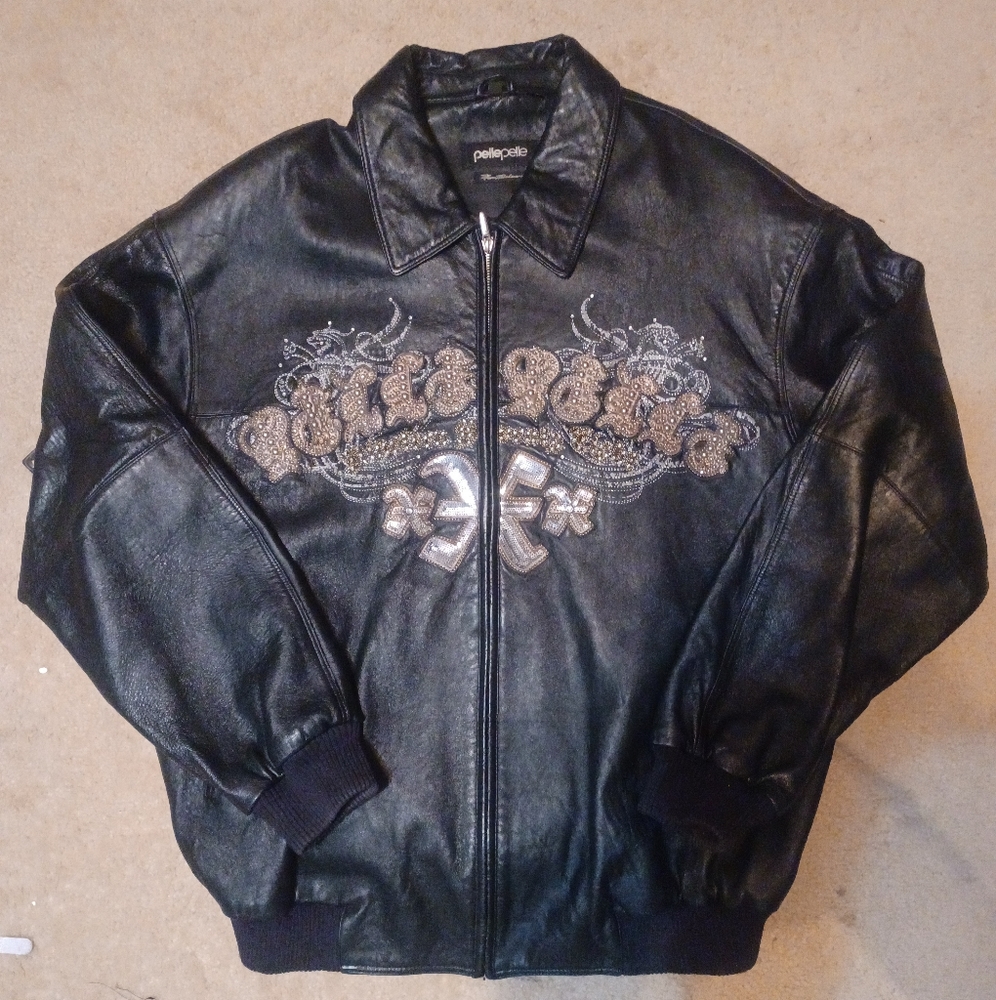 VINTAGE RARE: Great condition Pelle Pelle Leather Jacket, size 52